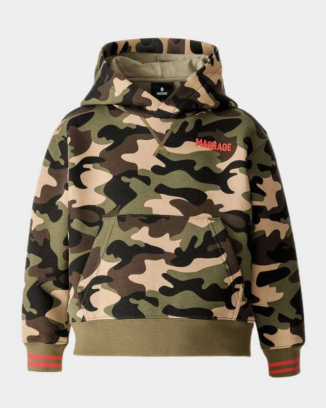 Kid's Dru Camo Hoodie, Size 2-6